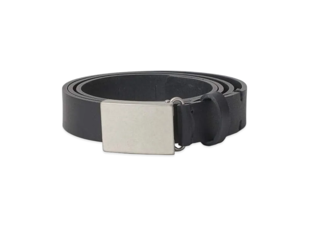 ssstein Leather Belt (Plain Buckle) "Black"