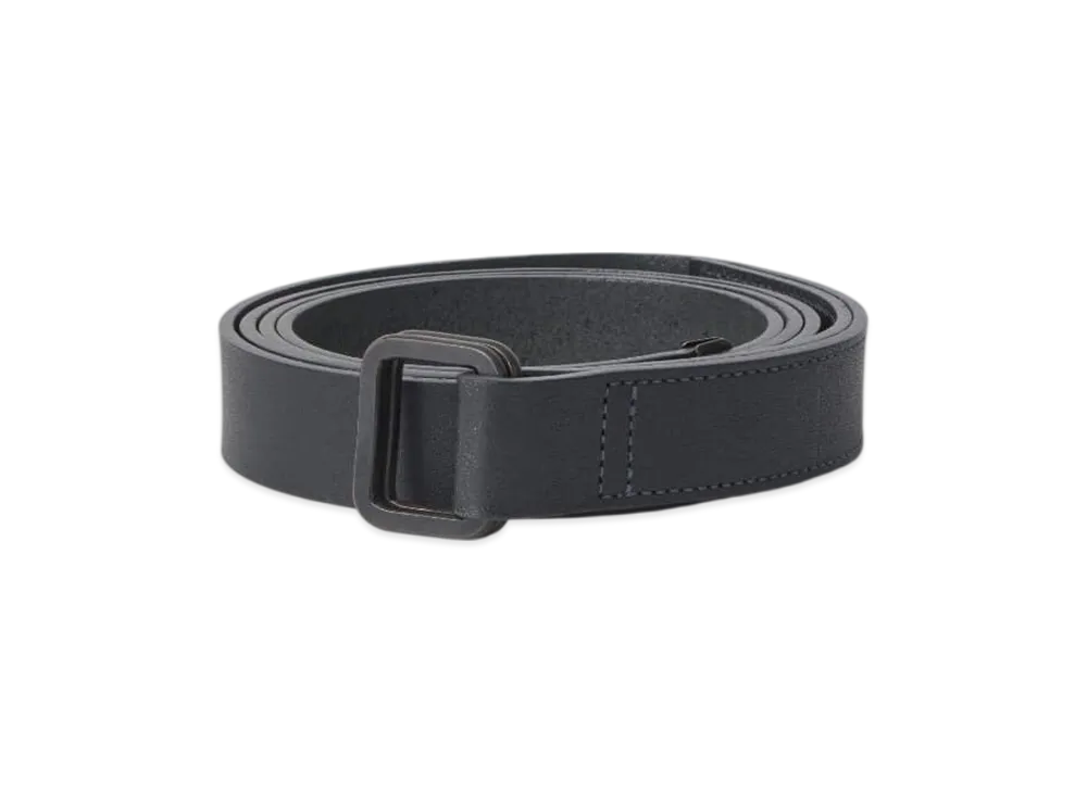 ssstein Leather Belt (Rectangle Buckles) "Drk Navy"