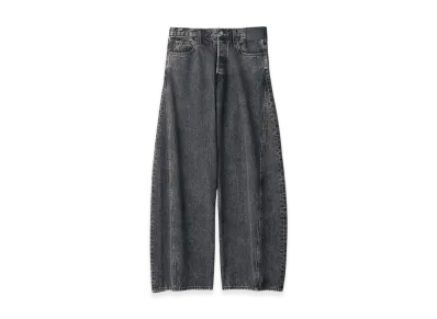 ssstein x UMBRO Deformation Wide Denim Jeans "Black"