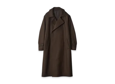 ssstein Oversized Double Breasted Coat "Grey Brown"