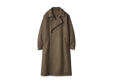 ssstein Oversized Double Breasted Coat "Dark Beige"