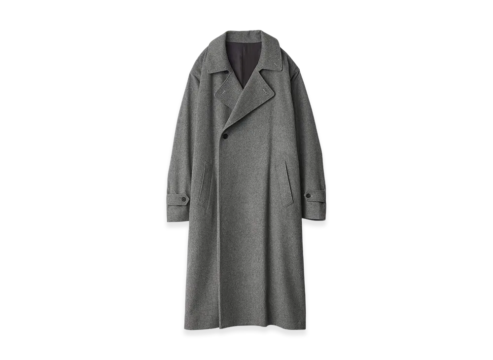 ssstein Oversized Double Breasted Coat "Grey"