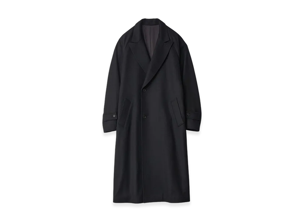 ssstein Oversized Peak Lapel Coat "Black"
