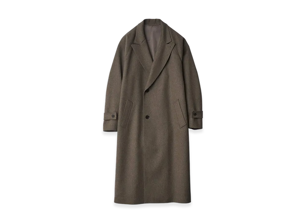 ssstein Oversized Peak Lapel Coat "Taupe"