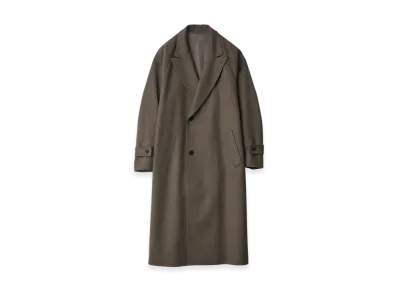 ssstein Oversized Peak Lapel Coat "Taupe"