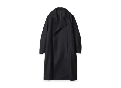 ssstein Double Lapeled Double Breasted Coat "Black"