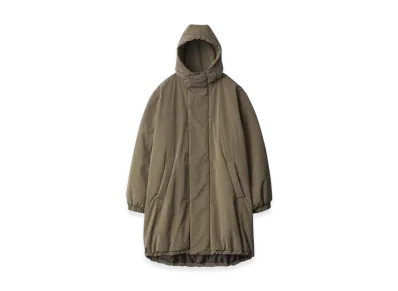 ssstein Oversized Padded Hoody Coat "Taupe"