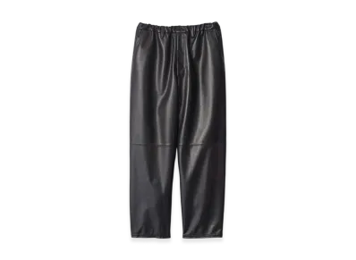 ssstein Sheep Leather Easy Trousers "Black"