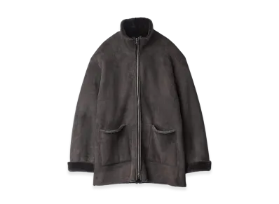 ssstein Cut-Off Mouton Jacket "Grey Khaki"