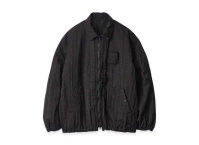 ssstein Bio Washed Nylon Oversized Fight Jacket "Black"
