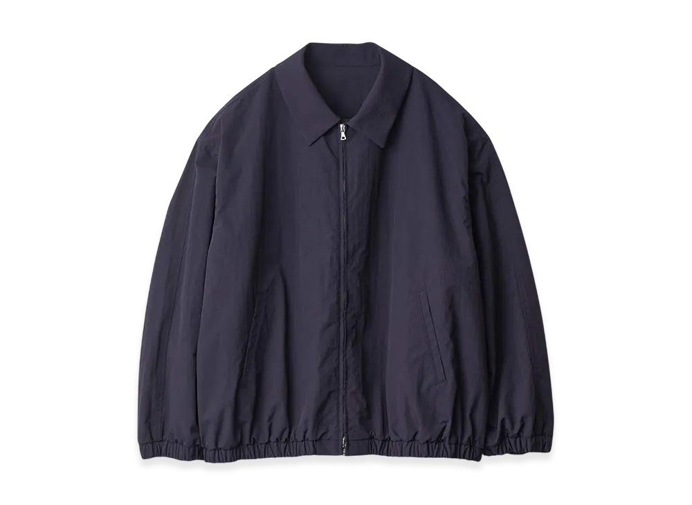 ssstein Recycled Nylon Oversized Zip Jacket "Dark Navy"