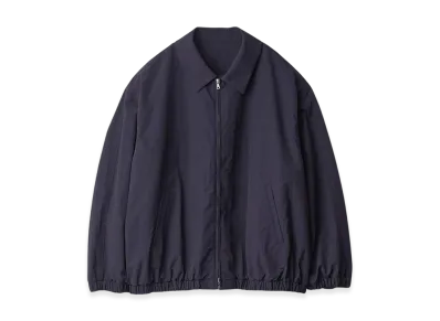 ssstein Recycled Nylon Oversized Zip Jacket "Dark Navy"