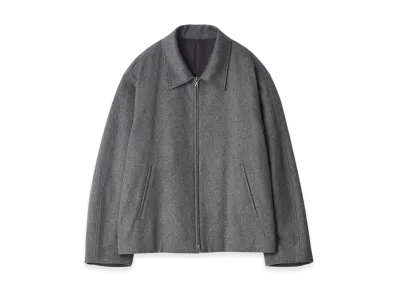 ssstein W/Ca Beaver Zip Short Jacket "Grey"