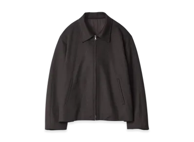 ssstein Pure Cashmere Zip Short Jacket "Dark Brown"