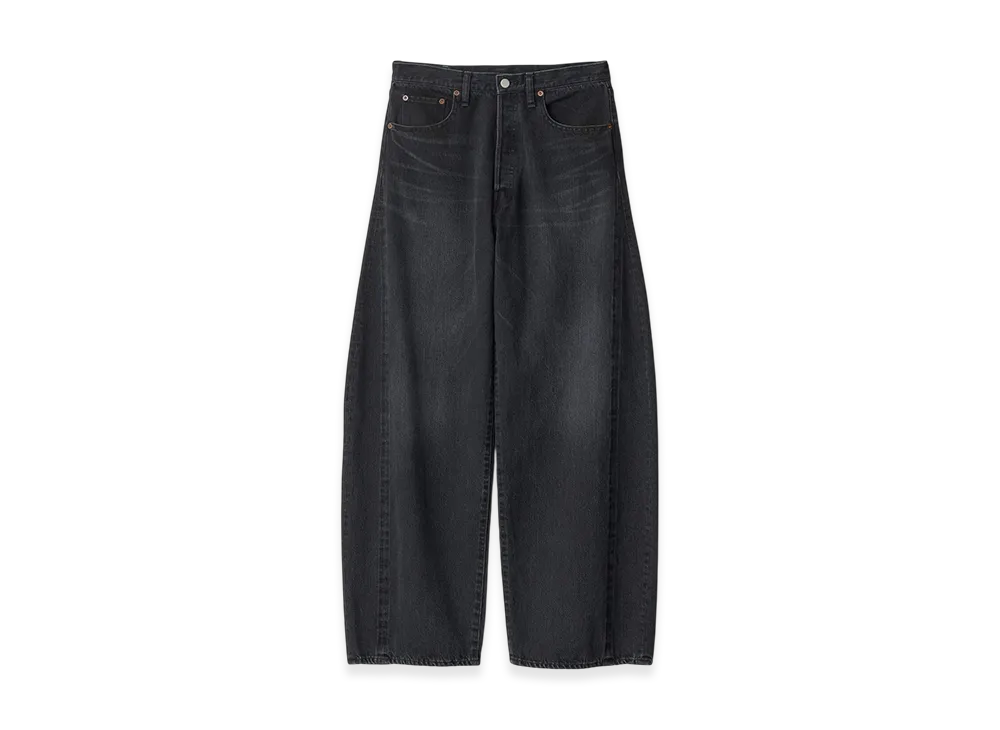 ssstein Deformation Wide Denim Jeans "Black"