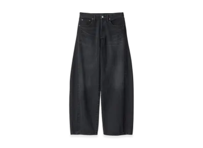 ssstein Deformation Wide Denim Jeans "Black"
