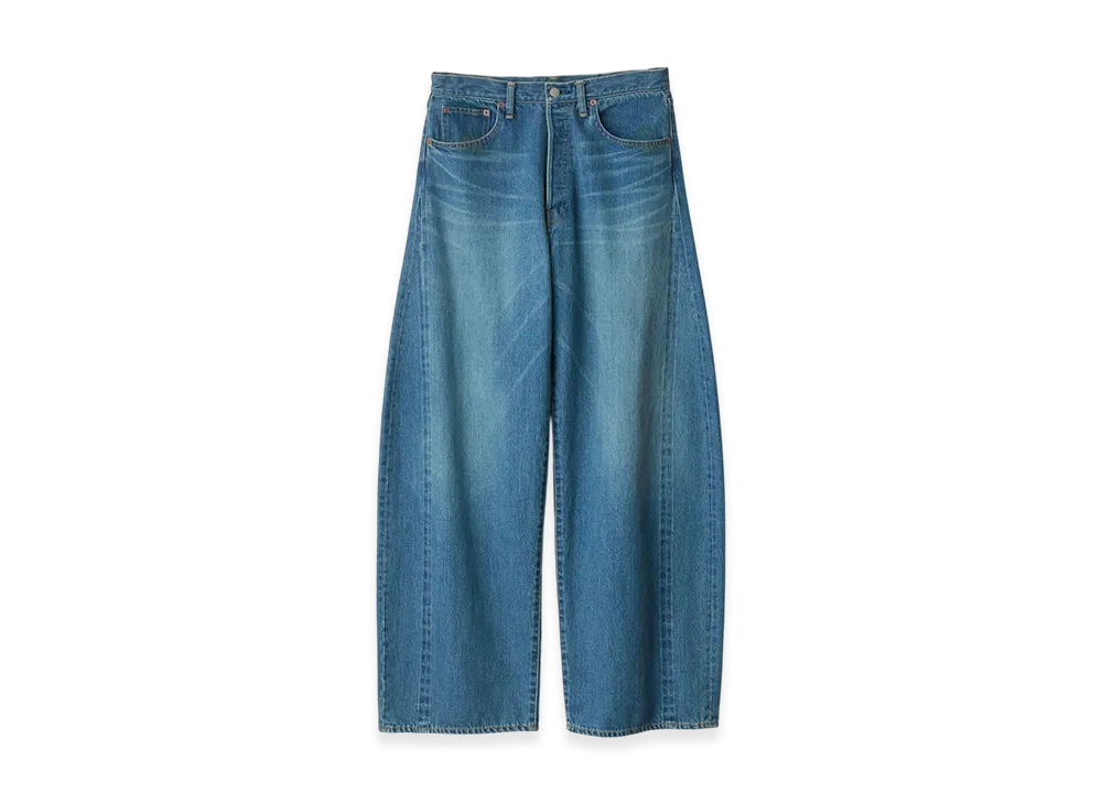 ssstein Deformation Wide Denim Jeans "Indigo"
