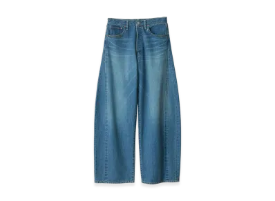 ssstein Deformation Wide Denim Jeans "Indigo"