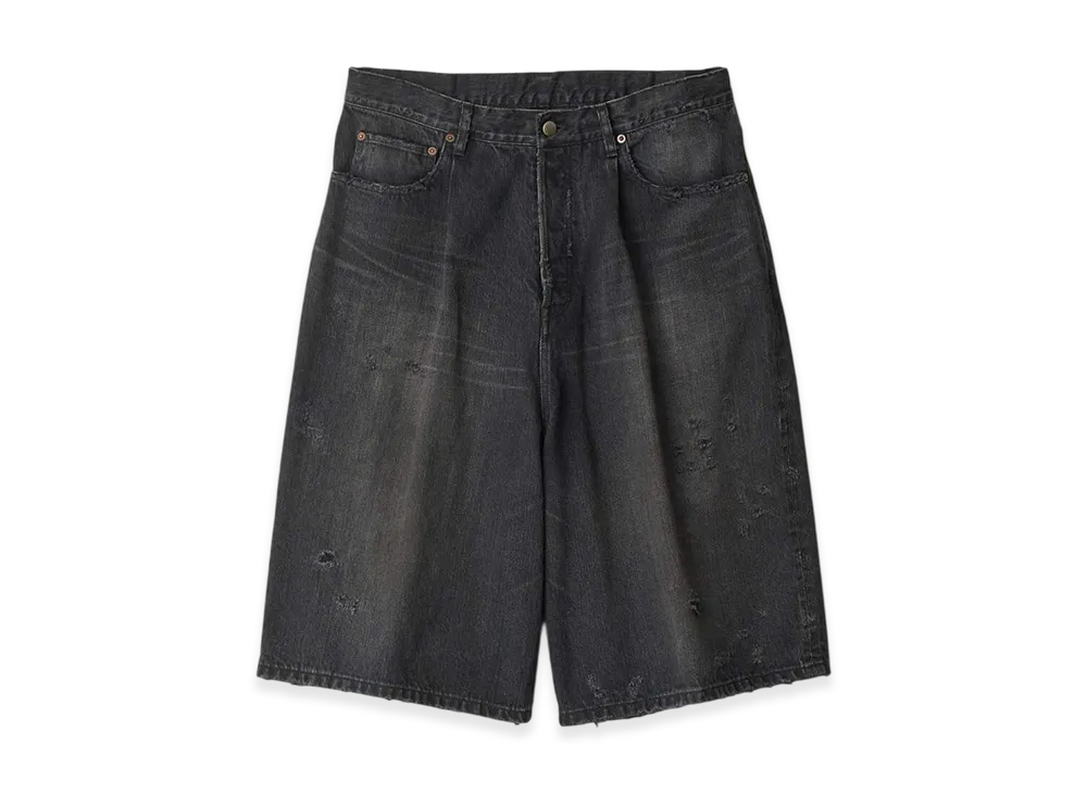 ssstein Baggy Denim Shorts "Black"