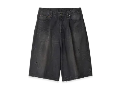 ssstein Baggy Denim Shorts "Black"