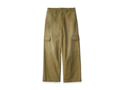 ssstein Sulfur Dyed Whip Cord Vintage Trousers "Khaki"