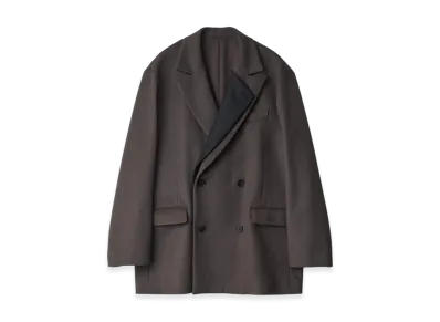 ssstein Oversized Double Lapelled Jacket "Grey Khaki"