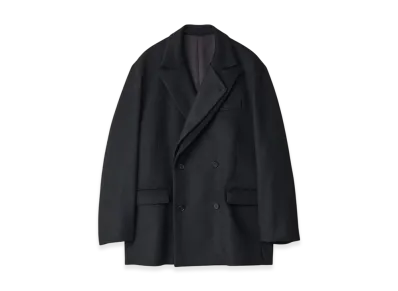 ssstein Oversized Double Lapelled Jacket "Black"
