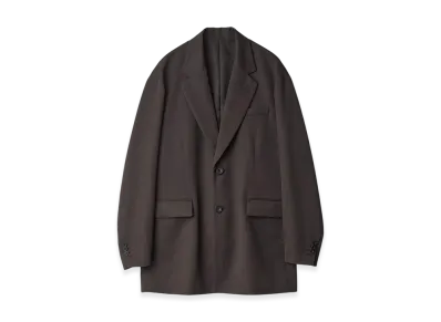 ssstein Oversized Single Breasted Long Jacket "Grey Khaki"