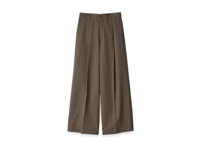 ssstein Extra Wide Trousers "Dark Beige"
