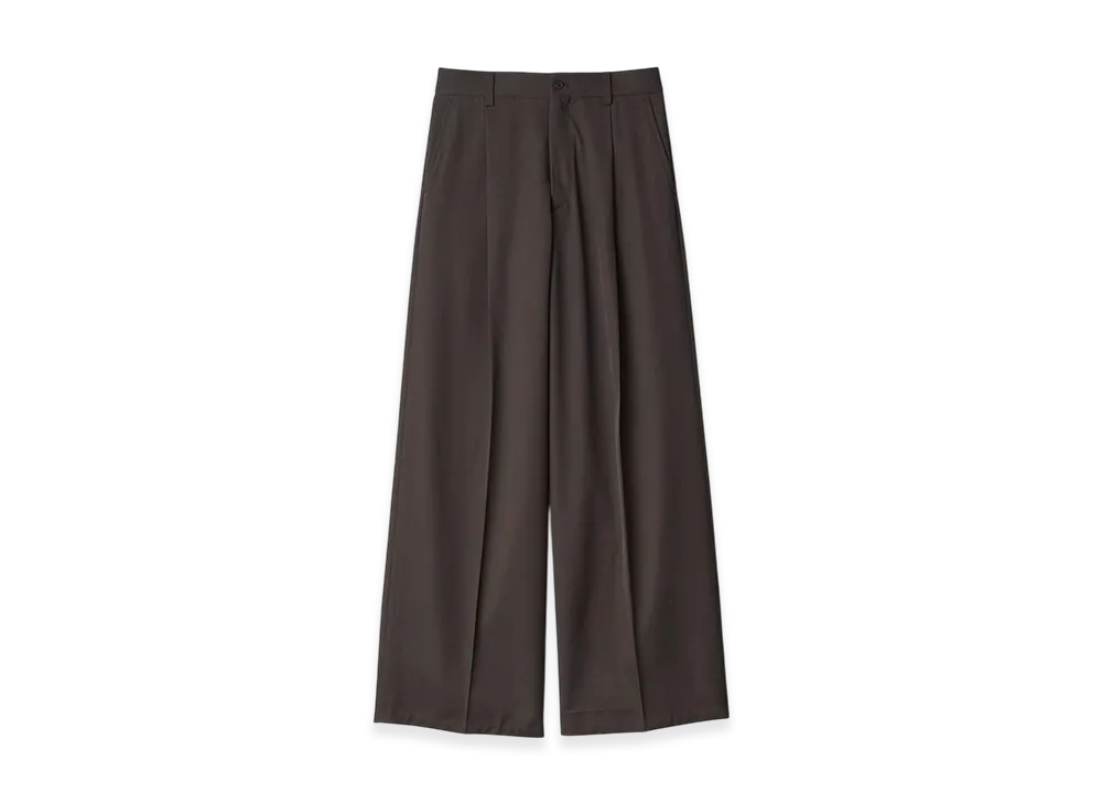 ssstein Extra Wide Trousers "Grey Khaki"