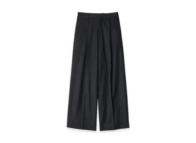 ssstein W/CA Beaver Extra Wide Trousers "Black"