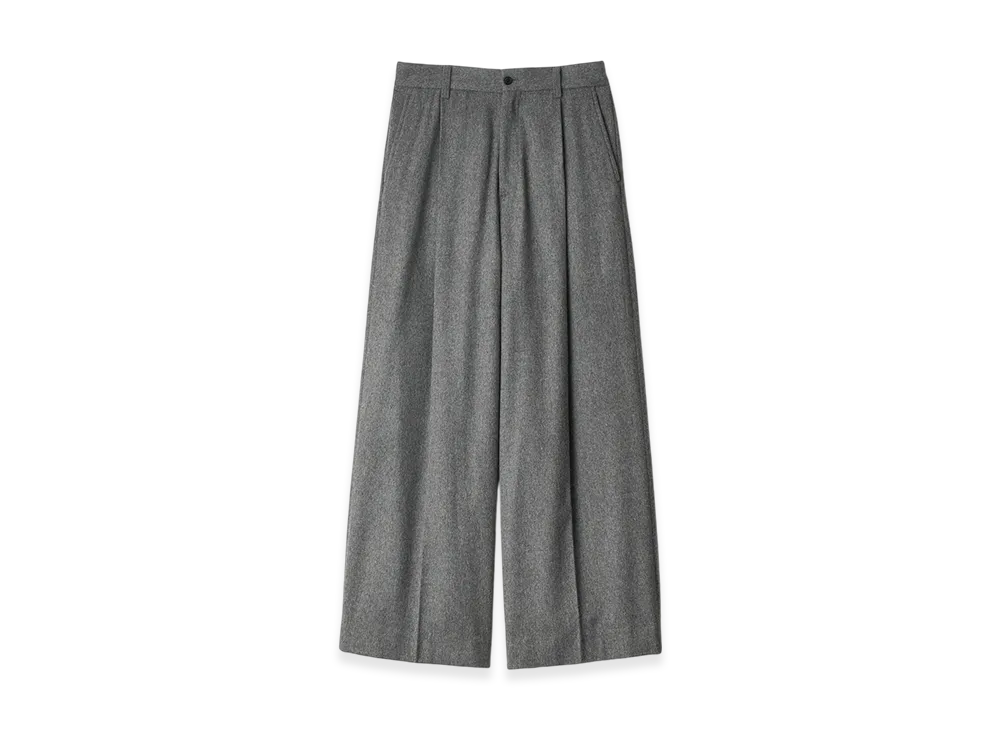 ssstein W/CA Beaver Extra Wide Trousers "Grey"