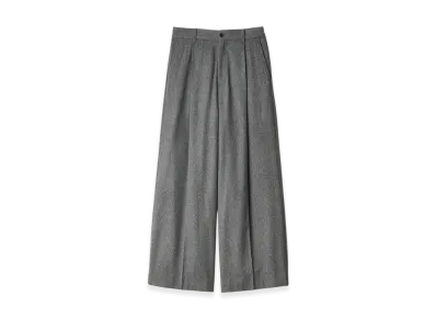ssstein W/CA Beaver Extra Wide Trousers "Grey"