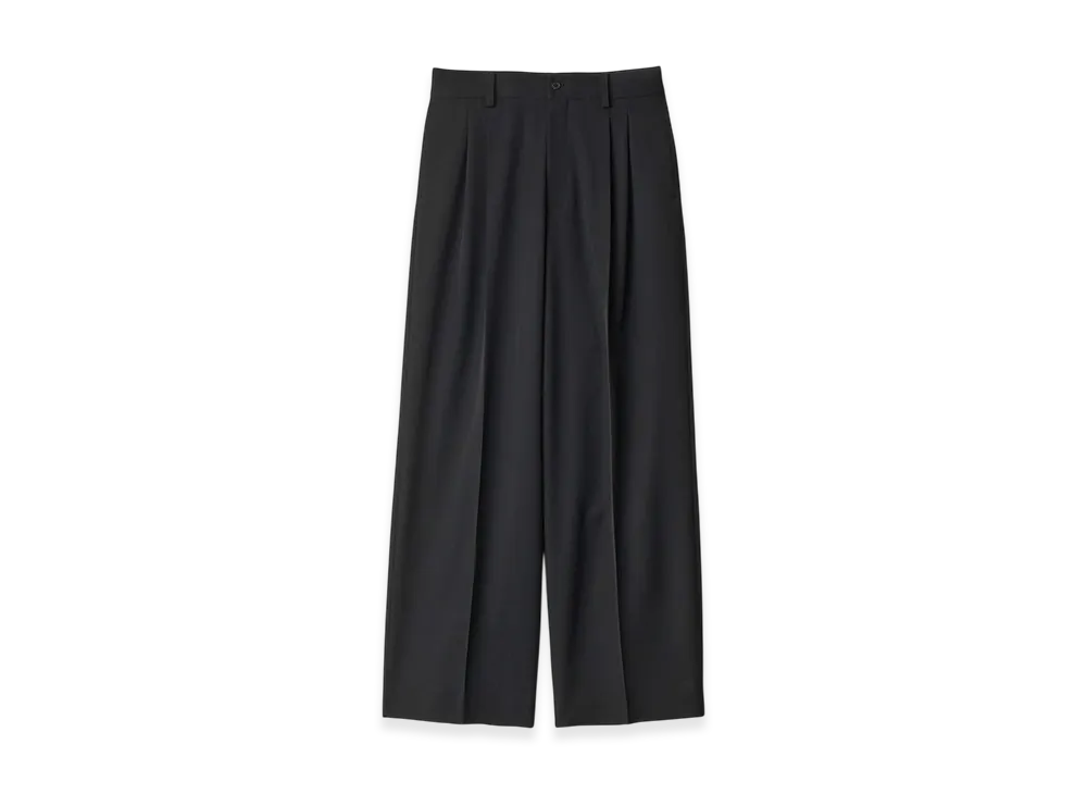 ssstein Long Wide Trousers "Black"