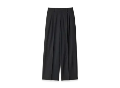 ssstein Long Wide Trousers "Black"