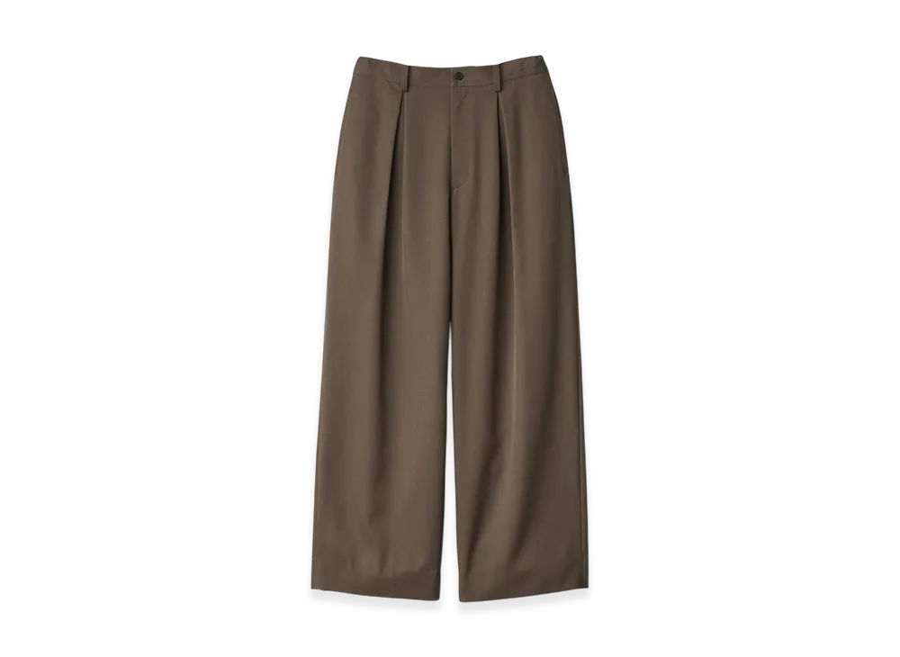 ssstein Easy Wide Trousers "Dark Beige"