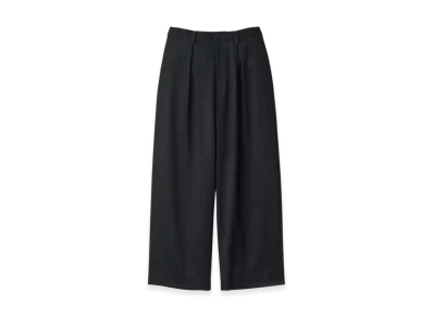 ssstein W/Ca Beaver Easy Wide Trousers "Black"