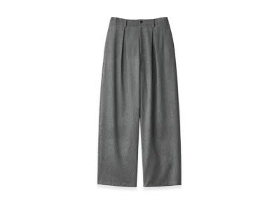 ssstein W/Ca Beaver Easy Wide Trousers "Grey"