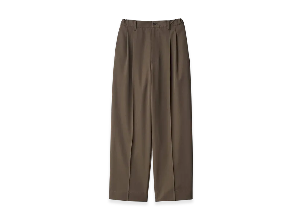 ssstein Two Tuck Easy Trousers "Dark Beige"