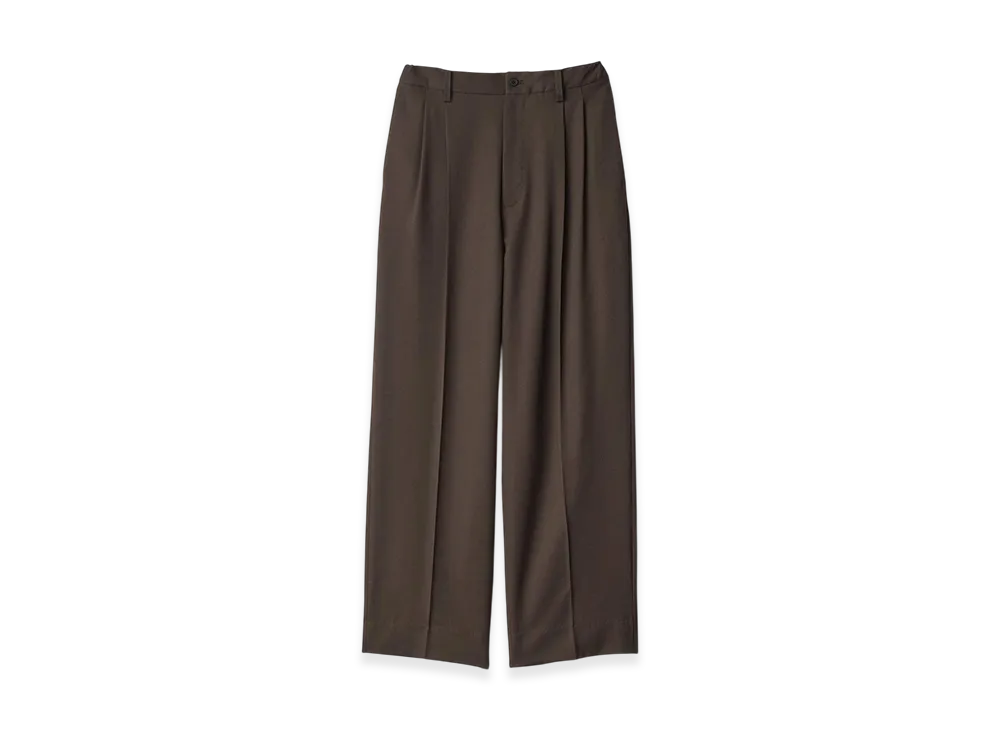 ssstein Two Tuck Easy Trousers "Military Khaki"