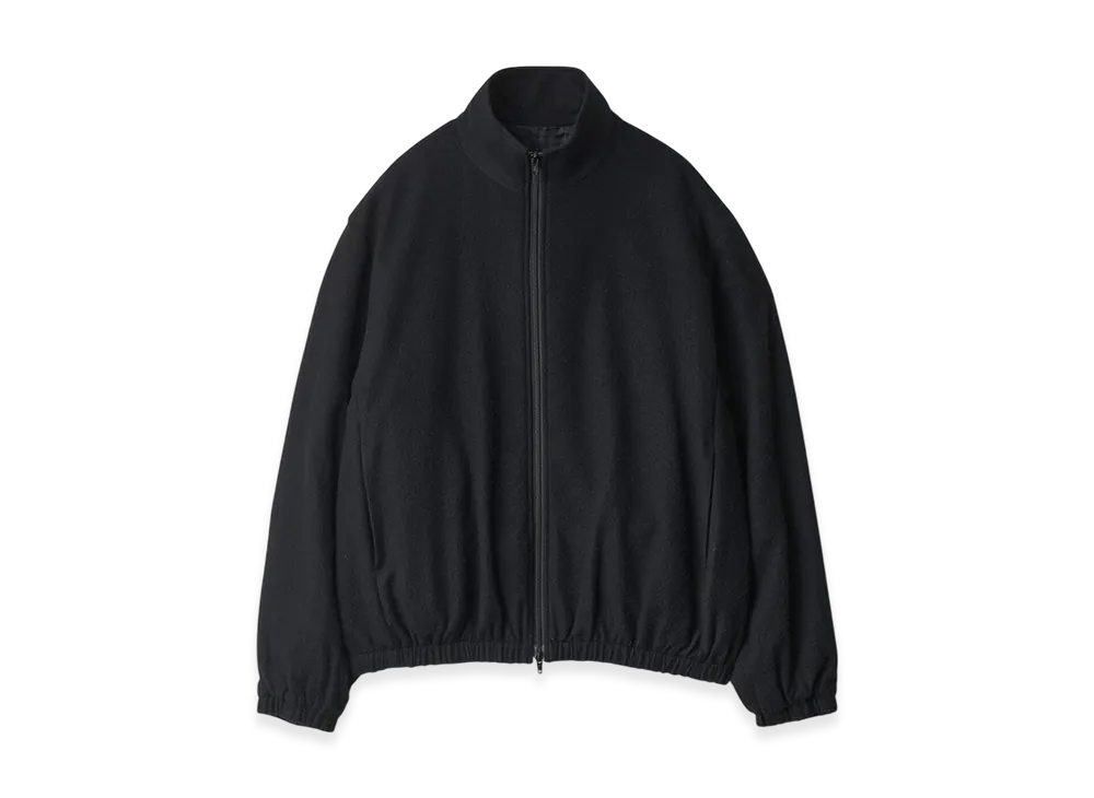 ssstein Wool/Cashmere Fleece Zip Jacket "Black"