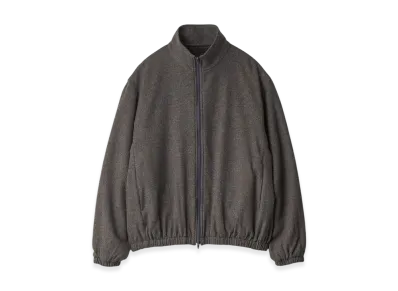 ssstein Wool/Cashmere Fleece Zip Jacket "Grey Brown"