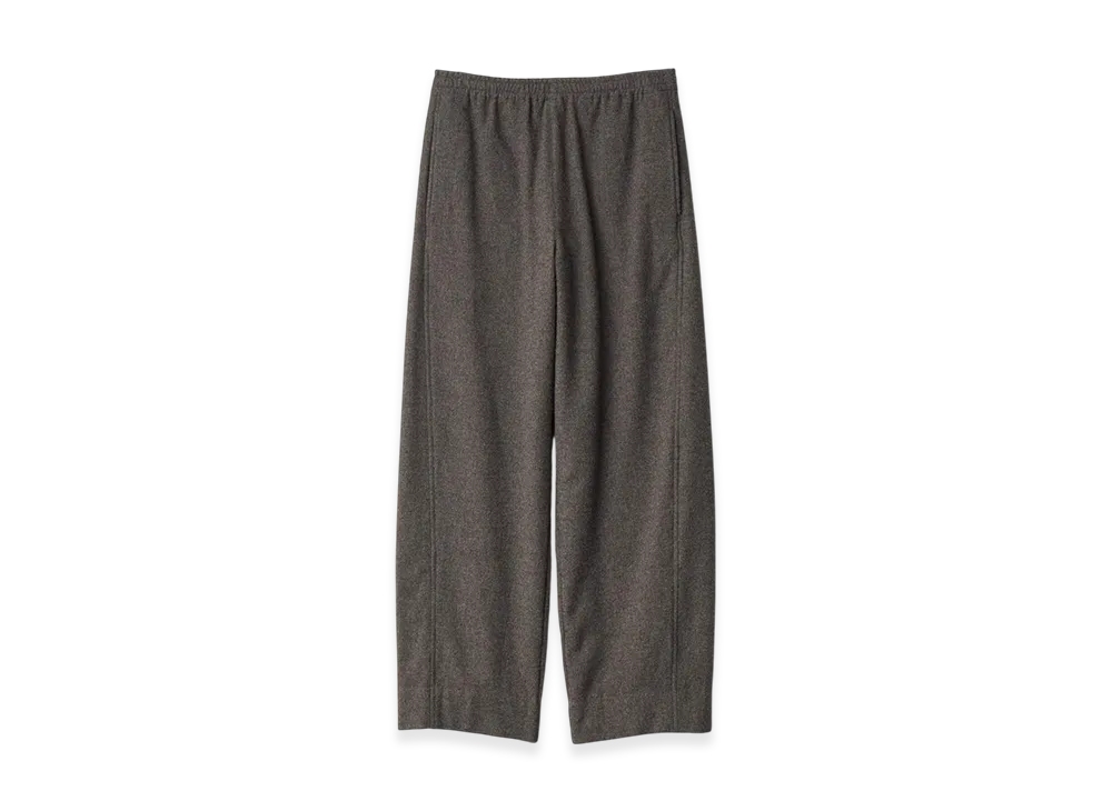 ssstein Wool/Cashmere Fleece Easy Twist Trousers "Grey Brown"