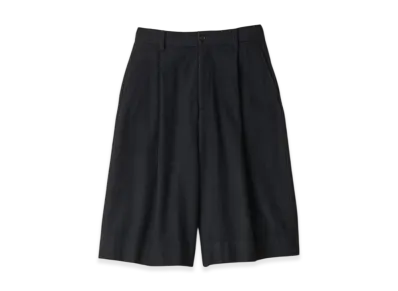 ssstein Wool/Cashmere Fleece Easy Short Trousers "Black"