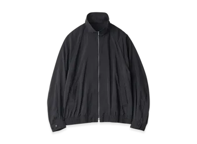 ssstein Silk/Nylon Zip Up Blouson "Black"