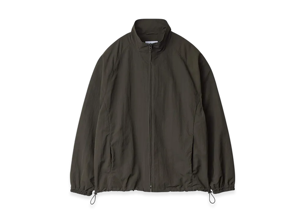 ssstein Windbreaker Stand Collar Jacket "Dark Khaki"