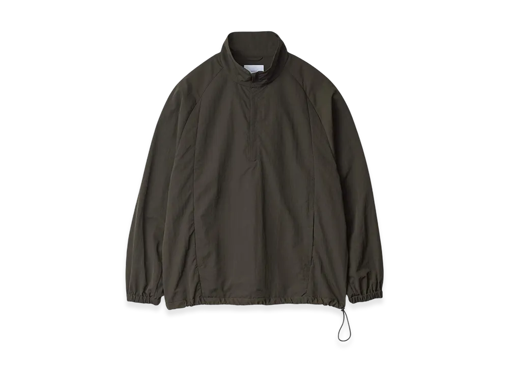 ssstein Windbreaker Half Zip Pullover "Dark Khaki"