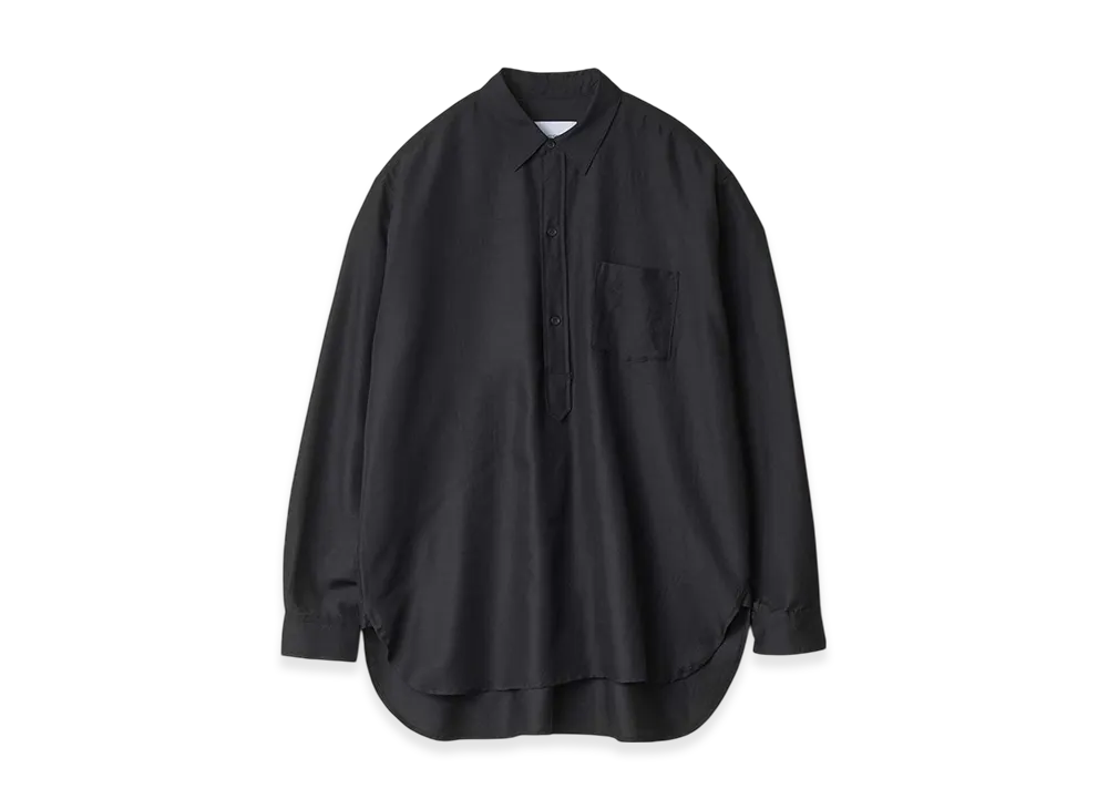 ssstein Wool/Silk Pullover Shirt "Black"