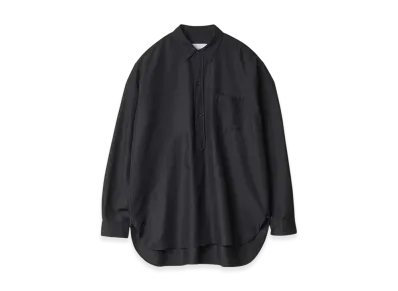 ssstein Wool/Silk Pullover Shirt "Black"