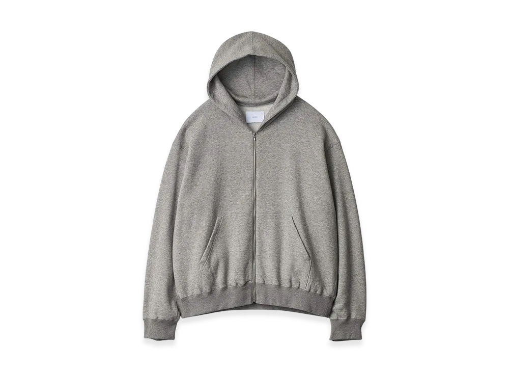 ssstein Yak/Cotton Sweat Zip Hoody "Top Grey"